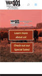 Mobile Screenshot of 101livestockauction.com